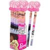 Μολύβι GIM 2Β διακοσμητικό Barbie 349-68617 σε διάφορα σχέδια (Διάφορα χρώματα)